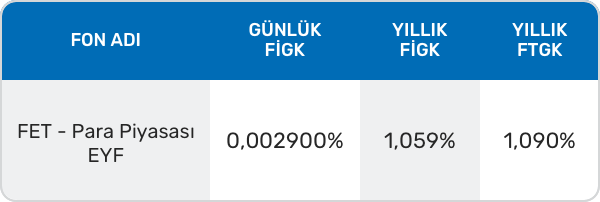 Para Piyasası Emeklilik Yatırım Fonu